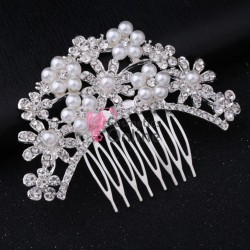 Accesoriu modern pentru decor par CA020 cu Cristale si Perle